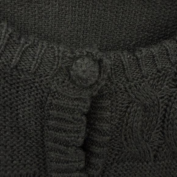 Drapers Damons Christmas Cardigan size XL Button Up Holly Poinsettia Embroidered - Picture 7 of 11